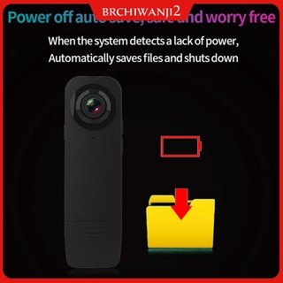 [Brchiwji2] Mini cámara corporal/grabadora De video Portátil Hd 1080p inalámbrica con Clip/moción detección De seguridad pequeña Para Cam (4)