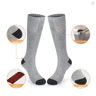 Calcetines calentadores De pies calientes handy 3.7v Para hombres y mujeres calcetines De calentamiento eléctrico lavables calcetines Para ski invierno
