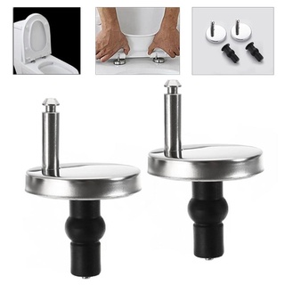 2pcs/set Top Fixed Toilet Seat Hinges Fittings Quick Release Top Fix