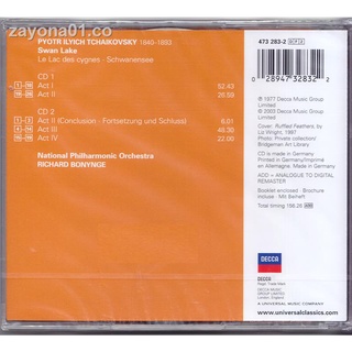 №✵Tchaikovsky: El lago de los cisnes completo 2CD CD original importado Boningi Command 4732832