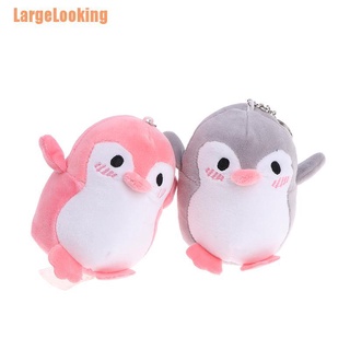 Largelooking * precioso juguete de peluche de pingüino de 12 cm para bebé, regalo, llavero, peluche (2)