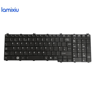 lamixiu-Teclado Inglés Para Portátil Toshiba C650 L650D L660 L655 L650 C655
