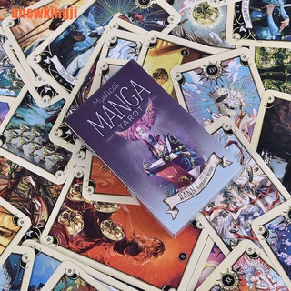 [unew] 78 pzs cartas místicas de Tarot Manga cartas de Tarot/juego de cartas de Tarot