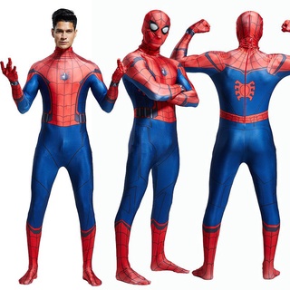 spider-man homecoming spider man superhéroe cosplay disfraz completo traje body