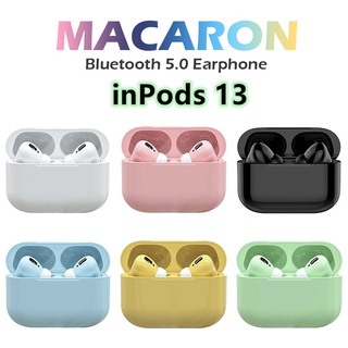 Inpods 13 auriculares inalámbricos Bluetooth 5.0 i13 mate macaron auriculares