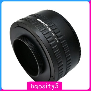 [baosity5] Adaptador de anillo helicoide de enfoque, aleación de aluminio, adaptador de lente de anillo, para lente de montaje M52 a M42, accesorios de repuesto para anillo adaptador de lente
