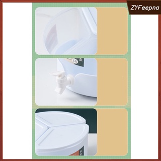 Rotary drink dispenser water jug for hot cold juice Summer jug