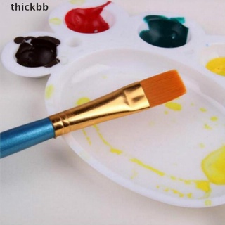 Thickbb 10 pzs brochas de pintura de nailon para acuarela/Gouache/forma diferente/artículos de arte BR (2)
