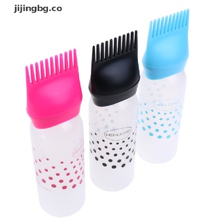 JING 120ml Empty Hair Dye Bottle With Applicator Brush Bottles Dyeing Shampoo Bottle .
