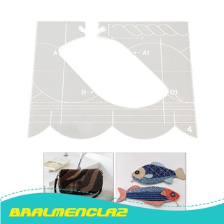 (Bralmencla2) Marco De Costura con regla Transparente y Modelo De Máquina De coser (5)