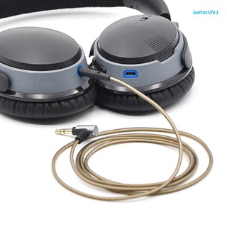Btm Cable de Audio para auriculares de repuesto Compatible con AE2 OE2 QC25 QC35 auriculares línea de PVC HiFi sonido reparación de piezas