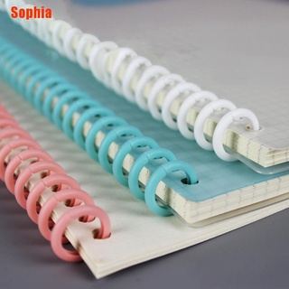 [Sophia] Carpetas De Plástico De 30 Agujeros De Hojas Sueltas A4 A5 A6 Para Cuaderno De Papel Diy