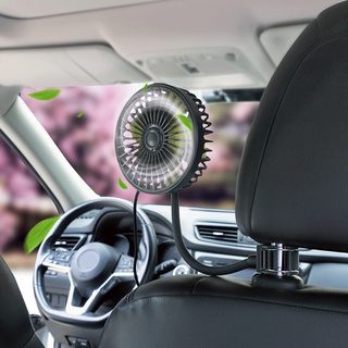 Pobe 3 Velocidade Usb Car Back Seat Headrest dash Ventilador Auto Suv Truck Ventilador De enfriamiento De aire (7)