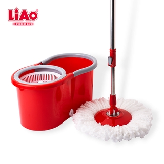 LIAO Hot sale mop and bucket set 360 spin tornado mop T130024 (1)