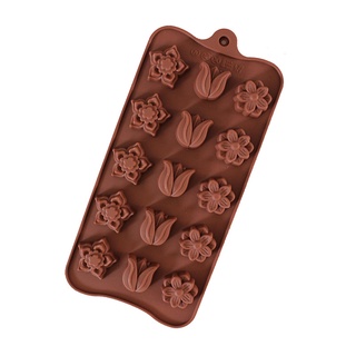 Brand New Tulip Flower Shaped Chocolate Mould Cake Tools Candy Mold Silicone Bakeware Cupcake Mould sdzgrdb