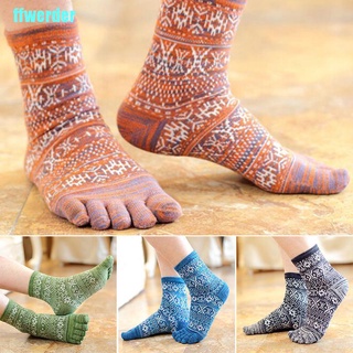 [ffwerder] nuevos calcetines deportivos de algodón puro para hombre y mujer/calcetines de cinco dedos