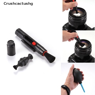 [crushcactushg] 3 en 1 lente limpiador de polvo pluma soplador kit de tela para cámara dslr vcr venta caliente