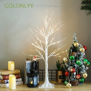 golonlyy lámpara de mesa decoración de escritorio ramita luz nuevo abedul rama árbol navidad