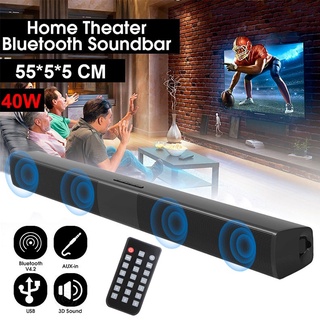 【FS】BS-28B Rechargeable Wireless Bluetooth Soundbar TV Home Theater Stereo Speaker