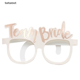 Tutuout 10/25Pcs/lot Paper Glasses Wedding Decorations Bridal Shower Wedding Bride To Be CO (1)