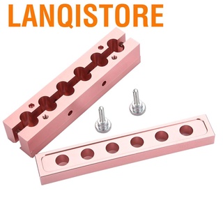 Lanqistore 12.1 DIY Lápiz Labial Molde De Aleación De Aluminio Oro Rosa Doble Usos Bálsamo Herramienta (6)