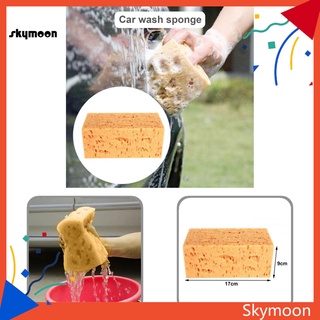 skym* herramienta de limpieza esponja de lavado coche amarillo esponja bloque de alta densidad para el hogar