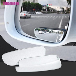 [Sihaimern] 2Pcs Universal Car Auto 360° Wide Angle Convex Rear Side View Blind Spot Mirror