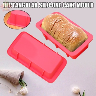 Flash molde de silicona para tartas rectangulares moldes para hornear Pan tostado hornear bricolaje suministros de cocina (6)