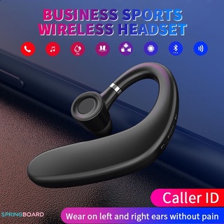 Unilateral colgante oreja inalámbrica Bluetooth auriculares micrófono Bluetooth estéreo auriculares con deportes auriculares negocios SB