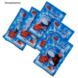 [loveoionia] 1/5pack artificial nieve instantánea polvos de nieve esponjoso copo de nieve congelado fiesta prop gdrn (1)