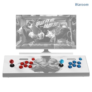 Waroom DIY Arcade Juego De Control De Mesa Kit De 2 Jugadores Joystick Kits De Con 20 LED Botones 2 Cero Delay USB Codificador