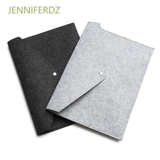 Jenniferdz A4 breve caso bolsa de presentación regalos grandes fieltro carpetas estudiante archivo de productos de negocios/Multicolor