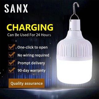 SANX 500W 350W 280W 180W 80W 40W LED Luz Del Mercado Nocturno USB Recargable Luces De Emergencia Impermeable Linterna Al Aire Libre Camping Lámpara