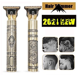 Clipper profesional eléctrico T9 pelo Trimmer peluquería afeitadora Trimmer barba 0mm máquina de corte de pelo para hombres recargable