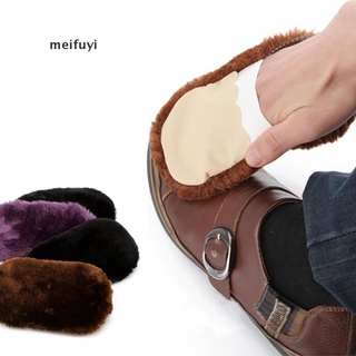 [meifuyi] nuevo quick shine zapatos brillo esponja cepillo pulido limpiador de polvo herramienta de limpieza co439