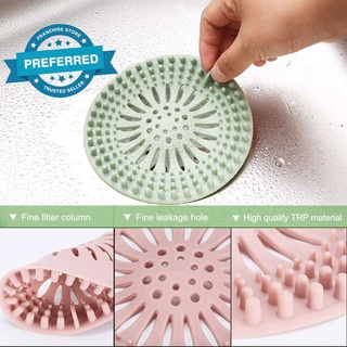 Cocina y baño fregadero Anti-obstrucción piso drenaje alcantarillado filtro filtro tapón para el cabello J0E7