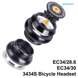 panduola 3434s mtb bicicleta de carretera 34 mm ec34 cnc 28,6 mm tubo recto horquilla auriculares sin rosca (2)