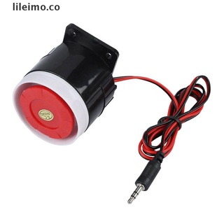 lileimo mini bocina con cable para coche sirena de seguridad para el hogar sistema de alarma de sonido 110db dc 12v.