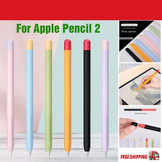 para apple pencil 2a generación de bolígrafo de silicona caso cubierta titular de la piel lápiz capacitivo