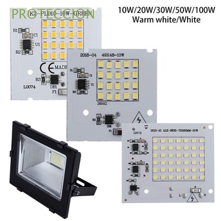Proteccion 1 pza blanco/cálida nueva 220v Entrada De Alta potencia Chip IC LED cuentas/Multicolor