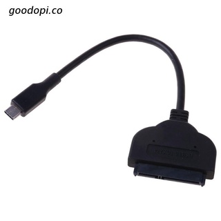 g.co USB 3.1 Type C to Sata Hard Disk Adapter Cable HDD SSD USB Converter Wire Core for 2.5 Inches Laptop Computer