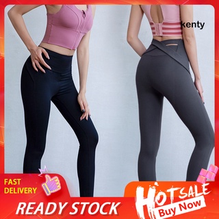 Ydf pantalones deportivos elásticos De Cintura Alta Para mujer/Fitness/yoga