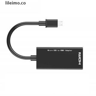 lileimo micro usb a hdmi adaptador cable convertidor para teléfono smartphone hd tv.