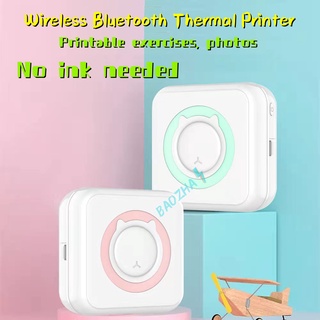 Mini impresora térmica portátil bluetooth/foto, impresión de memo/impresora inalámbrica bluetooth/para Android IOS/rollo gratis de papel de impresión