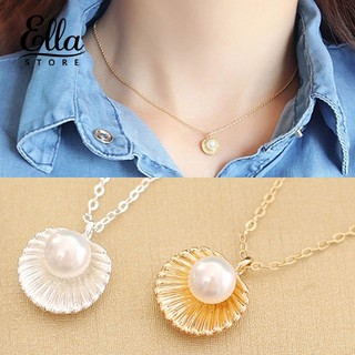 [ne1] collar para mujer perla shell charm pulido (1)