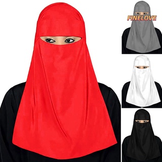 finelove mujeres árabes musulmanas turbante hiyab niqab velo islámico máscara cara cubierta bufanda chal