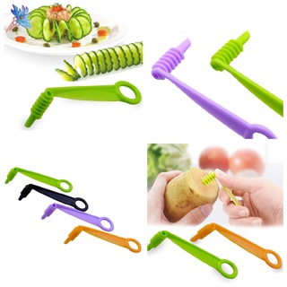 Cortadora en espiral de pepino/cortador giratorio de frutas y verduras/utensilio creativo de cocina (1)