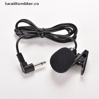 (nuevo) 3.5mm mini studio discurso micrófono clip en solapa para pc de escritorio notebook lucaiitombter.co
