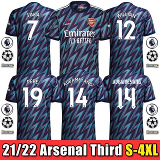 [fans] 2021-22 Arsenal Third jersey talla: s-4XL fútbol 21/22 manga corta hombre camisa jersey