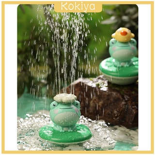 [Kokiya] juguetes de baño eléctrico para natación, baño, bebé, juego de agua, rana, ducha, Spray
